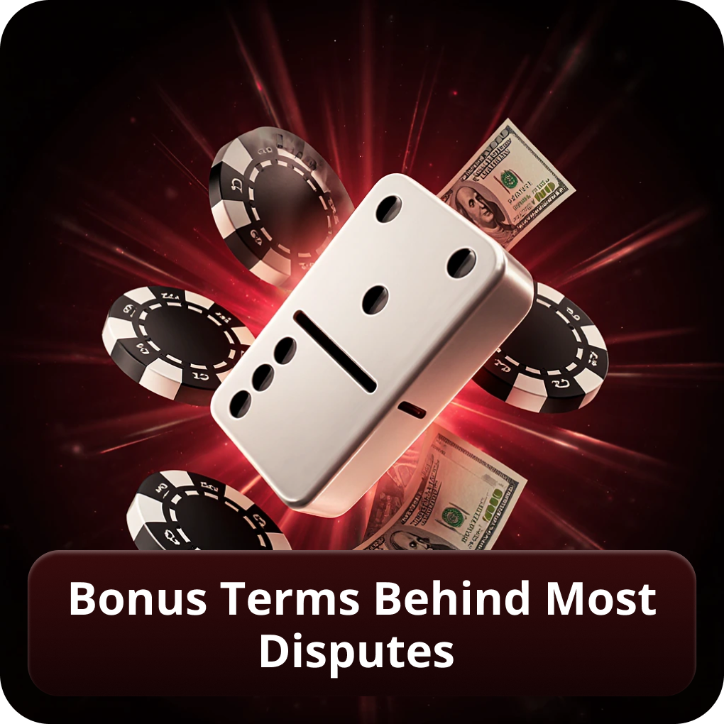 Bonus Terms Behind Most Disputes